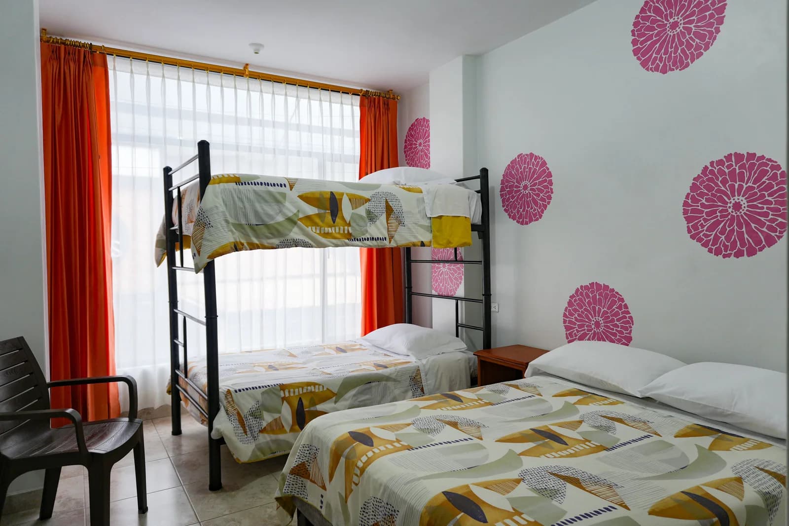 Habitación Cuádruple con Litera en Baños de Agua Santa 1